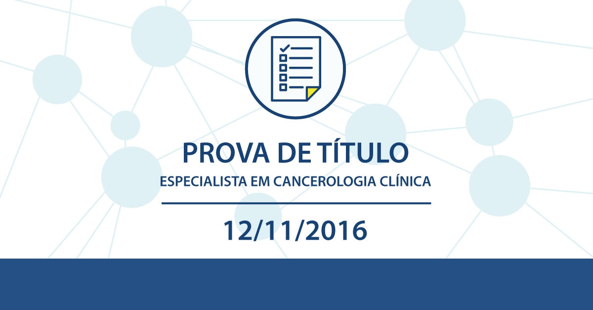 SBOC aplica prova de Título de Especialista em Cancerologia Clínica