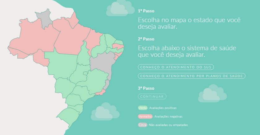 Mapa interativo da Femama mostra avaliação do atendimento oncológico público e privado no país