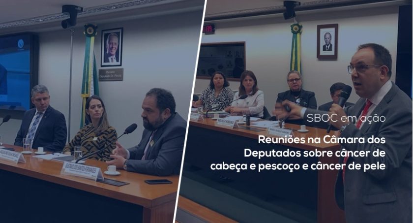 SBOC participa de reuniões na Câmara dos Deputados sobre câncer de cabeça e pescoço e câncer de pele